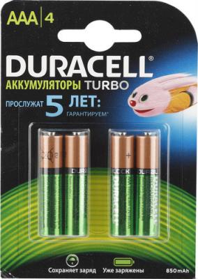 Аккумулятор Duracell HR03-4BL 850 mAh AAA 4 шт