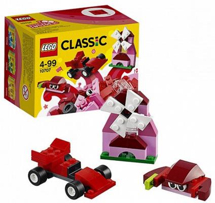 Конструктор LEGO "Классик" - Красный набор для творчества 55 элементов