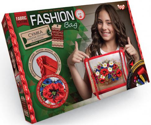 Набор для творчества ДАНКО-ТОЙС вышивка лентами Fashion Bag Цветы от 8 лет