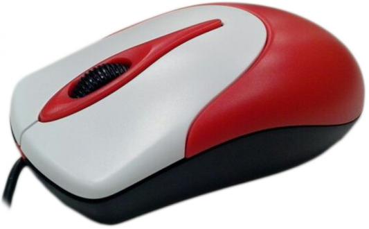 Мышь проводная Genius NetScroll 100 V2 красный USB