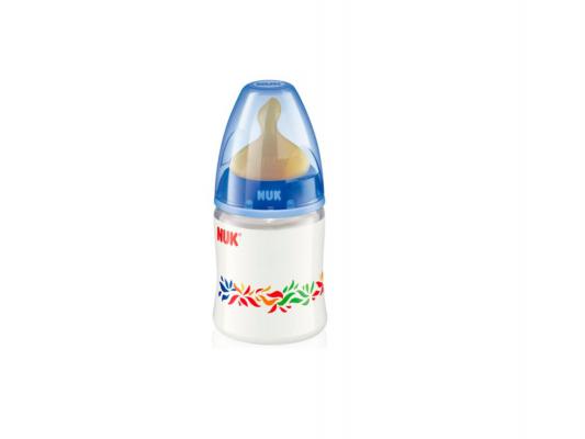 Бутылочка для кормления NUK First Choice с соской силиконовой S р. 1 синий 150 мл с рождения 10743217