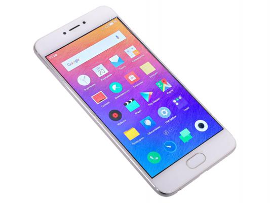Смартфон Meizu Pro 6 M570H серебристый белый 5.2" 32 Гб LTE Wi-Fi GPS 3G M570H 32Gb Silver/White