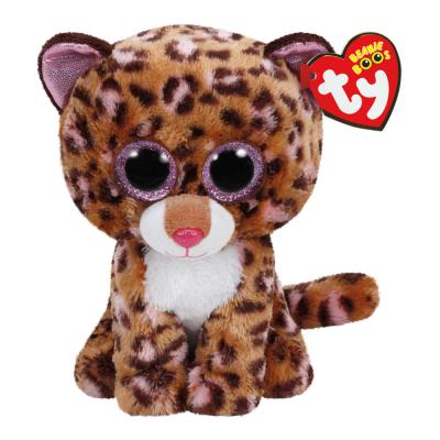 Мягкая игрушка леопард TY Леопард Patches плюш искусственный мех разноцветный 15 см 0008421371778