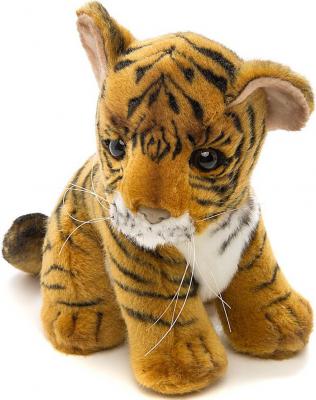 Мягкая игрушка тигр Hansa Тигренок искусственный мех синтепон рыжий 18 см 3421