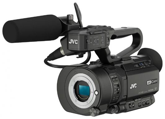 Цифровая видеокамера JVC GY-LS300CHE черный + Olympus ZUIKO EZ-M1240PRO