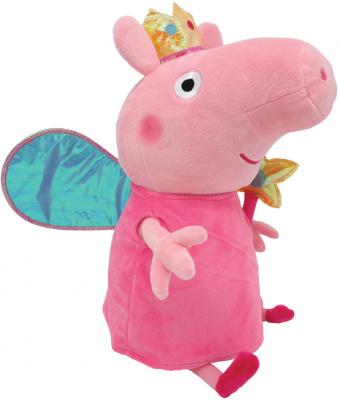 Мягкая игрушка свинка Peppa Pig Пеппа Фея с палочкой плюш полиэстер розовый 20 см