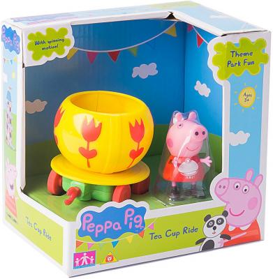 Игровой набор Peppa Pig Каталка Чашка с фигуркой 2 предмета