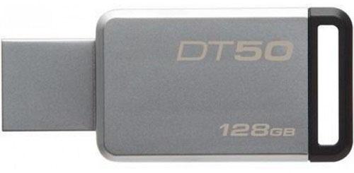 Флешка USB 128Gb Kingston DataTraveler 50 DT50/128GB серебристо-черный