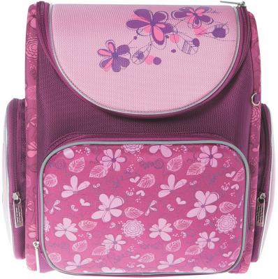 Ранец с уплотненной спинкой Silwerhof Flowers 830740 розовый