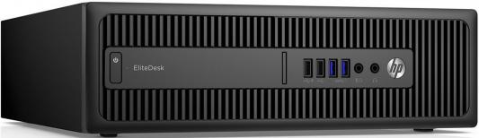 Системный блок HP EliteDesk 800 G2 SFF i5-6500 3.2GHz 8Gb 256Gb SSD HD530 DVD-RW Win10Pro клавиатура мышь черный X3J19EA