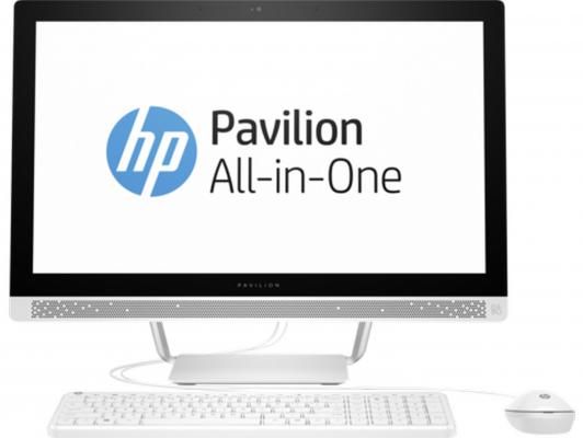Моноблок 23.8" HP Pavilion 24-b236ur 1920 x 1080 Intel Core i3-7100T 4Gb 1Tb Intel HD Graphics 630 использует системную Windows 10 белый 1AW64EA