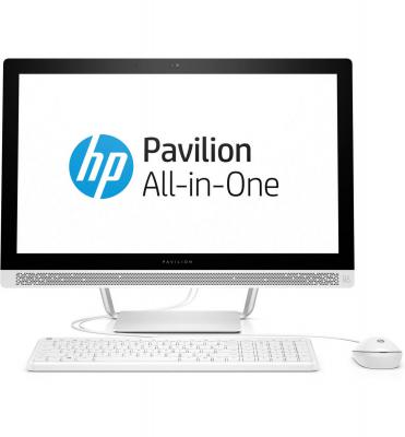 Моноблок 24" HP Pavilion 24-b255ur 1920 x 1080 Intel Core i5-7400T 8Gb 1Tb Intel HD Graphics 630 использует системную Windows 10 Home белый 1AW95EA