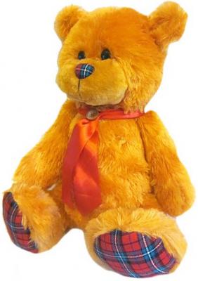 Мягкая игрушка медведь Волшебный мир Мишка Лапочка 45 см рыжий искусственный мех текстиль  7С-1413-РИ