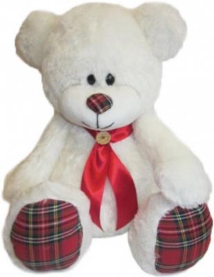 Мягкая игрушка медведь Волшебный мир Мишка Курносик 45 см белый текстиль  7С-1411-РИ