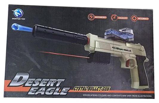 Пистолет Shantou Gepai Desert Eagle серый прицел,  гелевые пули, USB зарядка