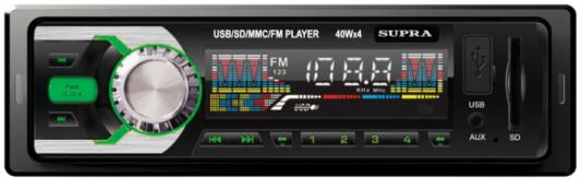 Автомагнитола Supra SFD-30U USB MP3 FM 1DIN 4x40Вт черный