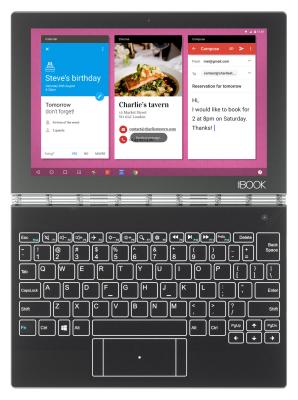 Планшет Lenovo Yoga Book YB1-X90L 10.1" 64Gb черный Wi-Fi Bluetooth LTE 3G Android ZA0W0172RU