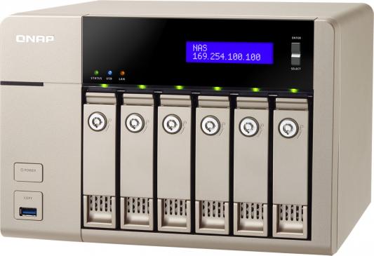 Сетевое хранилище QNAP TVS-663-8G