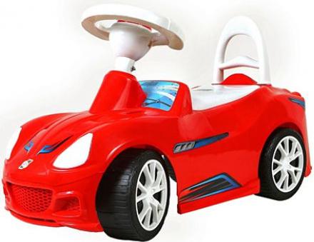 Каталка R-Toys Спорткар ОР160 красный от 10 месяцев пластик