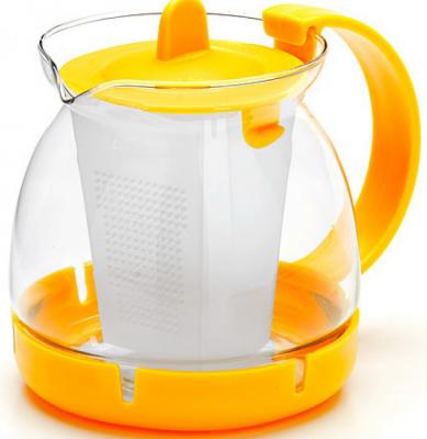 Чайник заварочный Mayer&Boch 26175-2-MB жёлтый 0.8 л стекло