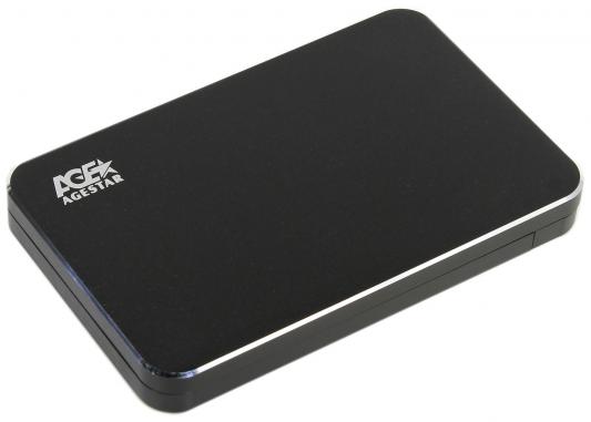 Внешний контейнер для HDD 2.5" SATA AgeStar 3UB2A18C USB3.0 type-C алюминий черный