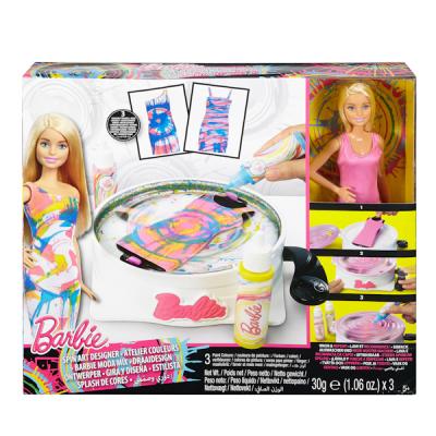 Игровой набор Barbie для создания цветных нарядов с куклой DMC10