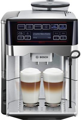 Кофемашина Bosch TES60729RW черный серебристый