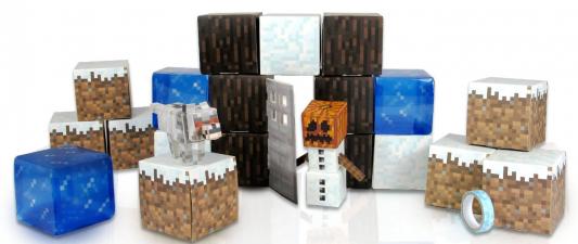Конструктор Minecraft Снежный биом 48 элементов