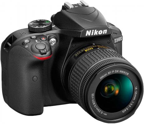 Зеркальная фотокамера Nikon D3400 18-55mm 24.2Mp черный