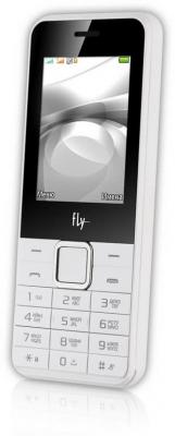 Мобильный телефон Fly FF246 белый 2.4" 32 Мб