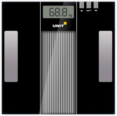 Весы напольные Unit UBS-2210 чёрный серый