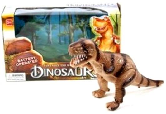 Интерактивная игрушка Shantou Gepai "Динозавр" от 3 лет коричневый
