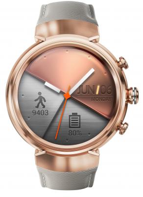 Смарт-часы ASUS ZenWatch 3 WI503Q розовое золото с бежевым кожаным ремешком WI503Q-3LBGE0005