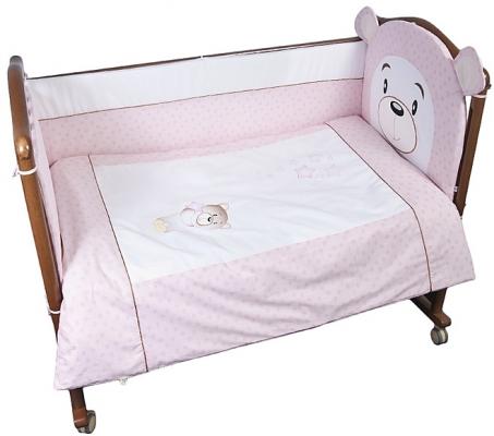 Комплект в кроватку 3 предмета Сонный Гномик Умка (розовый)