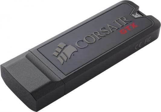 Флешка USB 256Gb Corsair Voyager GTX CMFVYGTX3B-256GB черный/красный