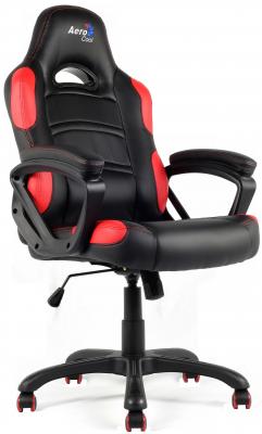 Кресло компьютерное игровое Aerocool AC80C-BR черно-красный 4710700955048