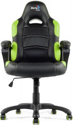 Кресло компьютерное игровое Aerocool AC80C-BG черно-зеленый 4710700955079