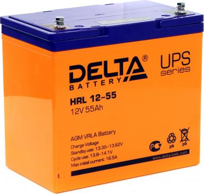 Батарея Delta HRL 12-55 55Ач 12В