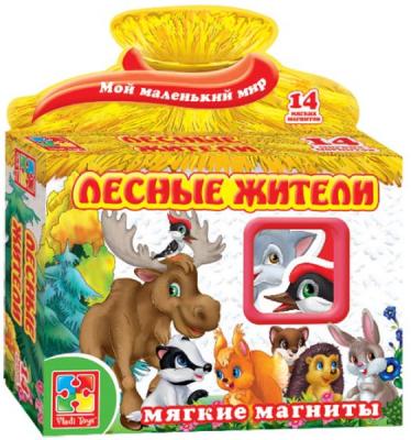 Магнитная игра Vladi toys развивающая "Лесные жители"