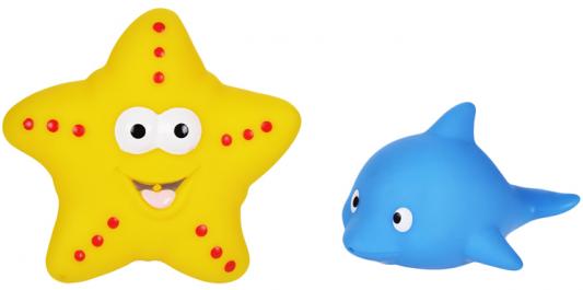 Набор игрушек для ванны Жирафики Дельфин и морская звезда 7 см 681272