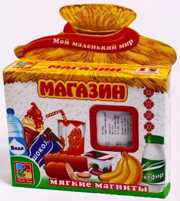 Магнитная игра развивающая Vladi toys "Мой маленький мир" - Магазин  VT3101-08