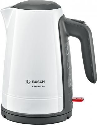 Чайник Bosch ComfortLine TWK6A011 2400 Вт белый серый 1.7 л пластик