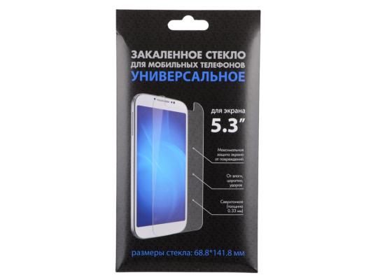 Защитное стекло DF Uni-06 универсальное для смартфонов 5.3"