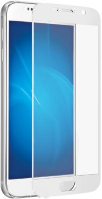 Защитное стекло DF sColor-08 для Samsung Galaxy S7 с рамкой белый