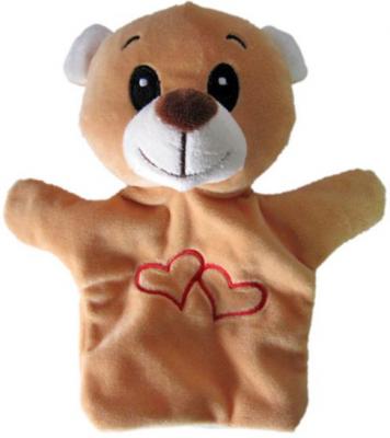 Кукла на руку Shantou Gepai "Мишка с сердечком" 23 см  STW305A-BR