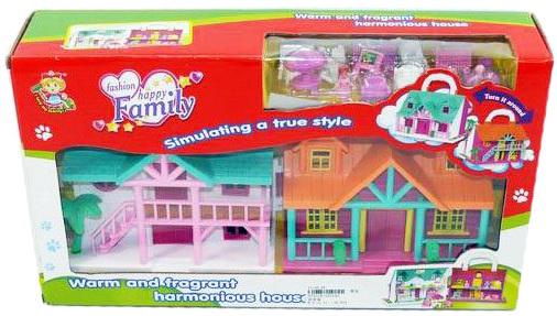 Дом для кукол Shantou Gepai Счастливая семья, с мебелью  32524A