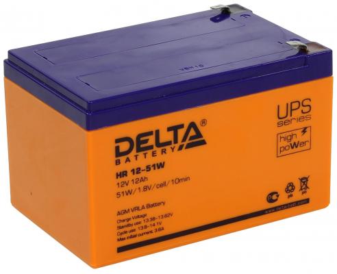 Батарея Delta HR 12-51W 12Ач 12В