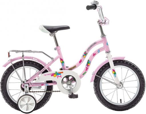 Велосипед Novatrack Tetris 14" розовый