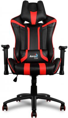 Кресло компьютерное игровое Aerocool AC120-BR черно-красный 4710700959657
