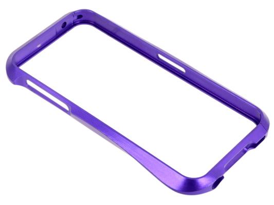 Бампер для iPhone 5/5S "CLEAVE" металл/раздвижной (фиолетовый) CD125956